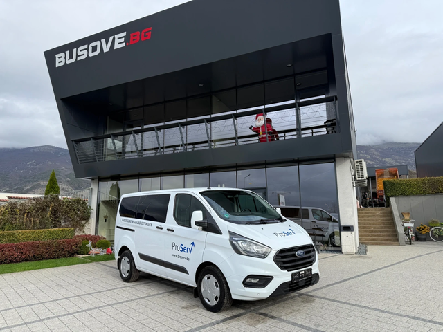 Ford Transit Custom 2.0TDCI 9-местен 2хКлима Euro 6 - автомобили, коли, обяви за нови и употребявани 0