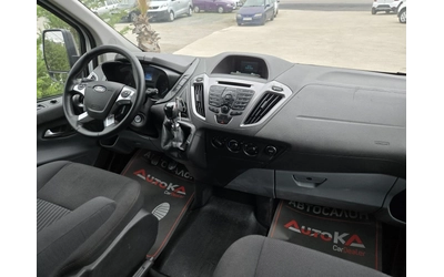 Ford Transit Custom 2.2TDCI-125кс= 8МЕСТА= КЛИМАТИК= 6ск= АВТОПИЛОТ - автомобили, коли, обяви за нови и употребявани 13