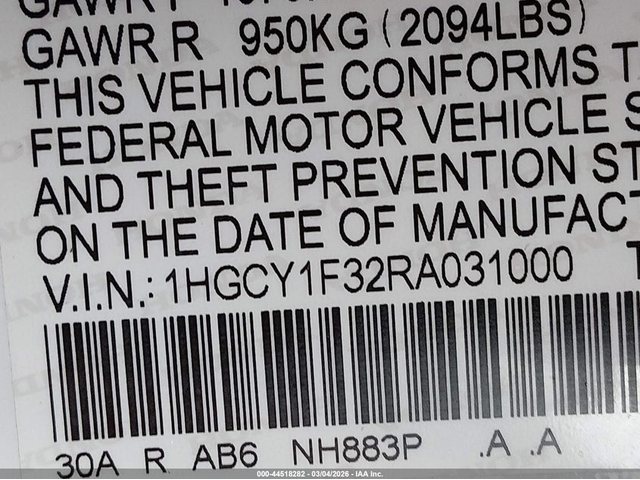 Honda Accord 1.5L I-4 DI, DOHC, VVT, TURBO, 192HP Front Wheel Drive - автомобили, коли, обяви за нови и употребявани 8