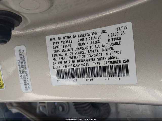 Honda Accord 2.4L I-4 DI, DOHC, VVT, 185HP Front Wheel Drive - автомобили, коли, обяви за нови и употребявани 8