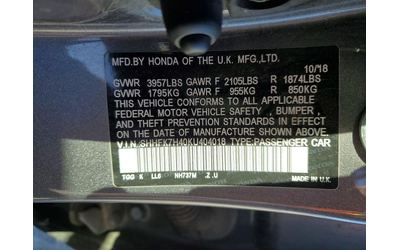 Honda Civic 1.5L 4 FRONT WHEEL DRIVE - автомобили, коли, обяви за нови и употребявани 13