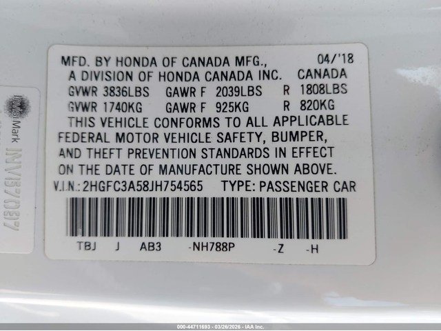 Honda Civic 1.5L I-4 DI, DOHC, VVT, TURBO, 205HP Front Wheel Drive - автомобили, коли, обяви за нови и употребявани 8