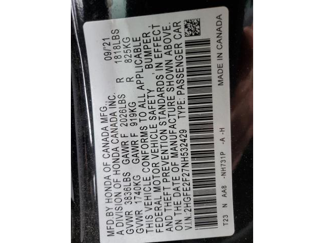 Honda Civic 2.0L 4 Front-wheel Drive - автомобили, коли, обяви за нови и употребявани 11