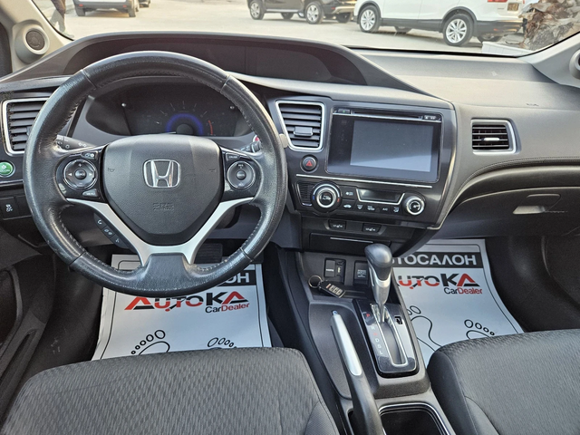 Honda Civic 1.8i-141кс= АВТОМАТ= FACELIFT= ШИБЕДАХ= КАМЕРА - автомобили, коли, обяви за нови и употребявани 10