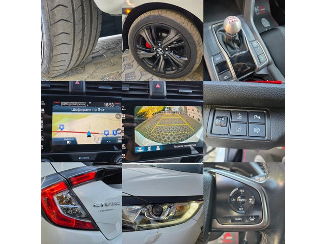 Honda Civic 126кс= 120.000km= DISTRONIC= CAMERA= ПОДГРЕВ - автомобили, коли, обяви за нови и употребявани 16
