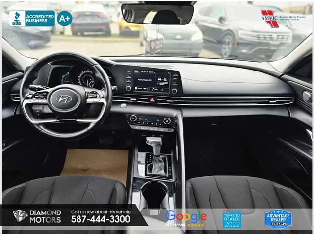 Hyundai Elantra Blue Hybrid Grey - автомобили, коли, обяви за нови и употребявани 10