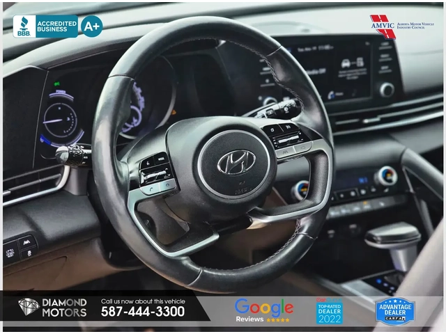 Hyundai Elantra Blue Hybrid Grey - автомобили, коли, обяви за нови и употребявани 8