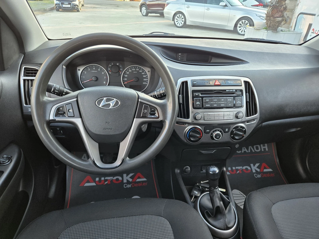 Hyundai I20 1.2i-85кс= FACE= 191.000км= ОБСЛУЖЕН= EURO 5B - автомобили, коли, обяви за нови и употребявани 10