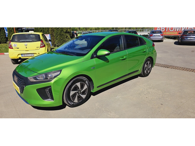 Hyundai Ioniq Full Hybrid* Зелена Перла* ГОТОВ ЗА ТАКСИ - автомобили, коли, обяви за нови и употребявани 3