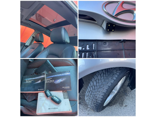 Hyundai Ix20 1.6 CRDI ПАНОРАМА-НАВИГАЦИЯ-КАМЕРА-КОЖА - автомобили, коли, обяви за нови и употребявани 15
