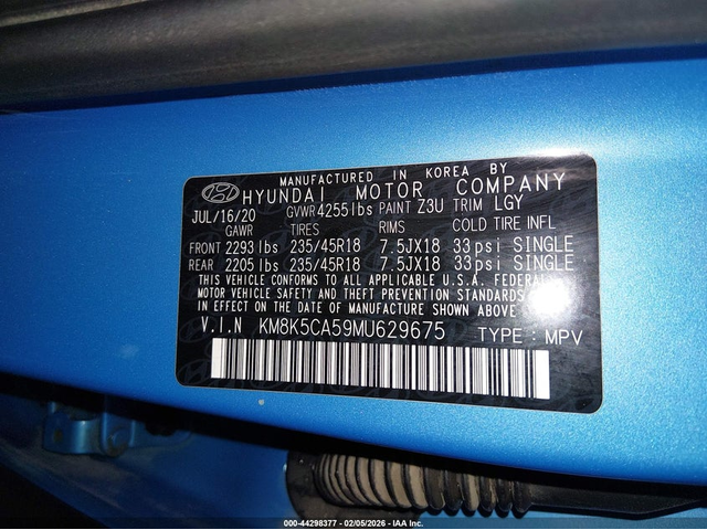 Hyundai Kona 1.6L I-4 DI, DOHC, VVT, TURBO, 175HP All Wheel Drive - автомобили, коли, обяви за нови и употребявани 8