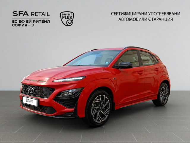 Hyundai KONA PE Exclusive N Line 1.6T 198hp DCT7 E6 - автомобили, коли, обяви за нови и употребявани 0