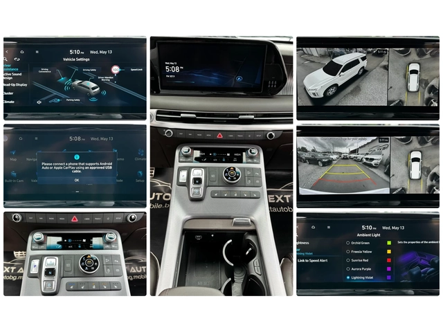 Hyundai Palisade 3.8GDi 295HP AWD 6+ 1 CALLIGRAPHY 3D 360' FULL - автомобили, коли, обяви за нови и употребявани 12