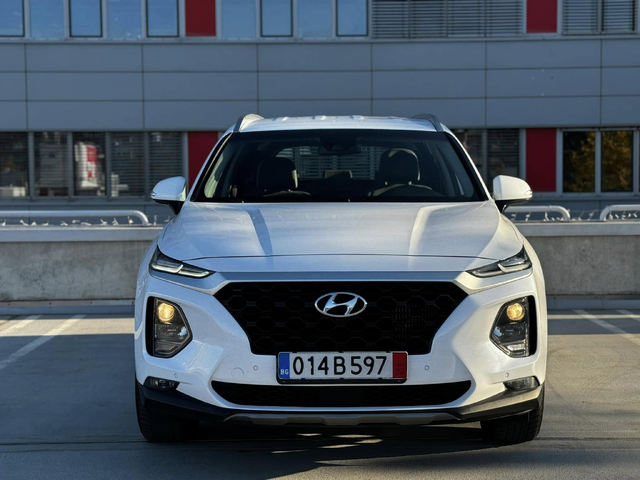 Hyundai Santa fe 2.2 4WD 8 скорости Реална 2021г - автомобили, коли, обяви за нови и употребявани 3
