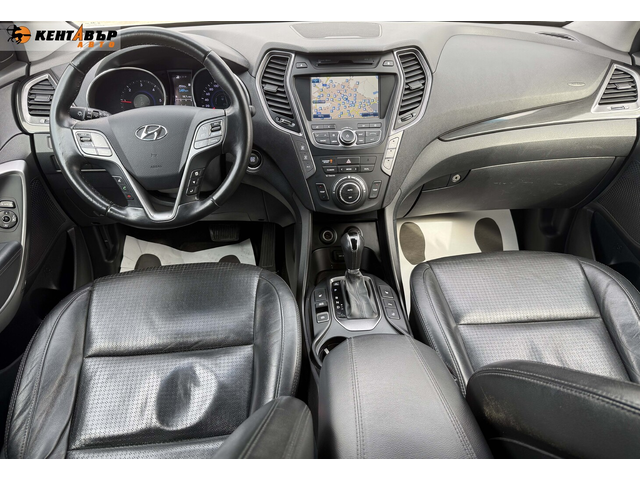 Hyundai Santa Fe 2.2d/АВТОМАТИК/4x4/7места/ГАРАНЦИЯ ОТ КЕНТАВЪР - автомобили, коли, обяви за нови и употребявани 11