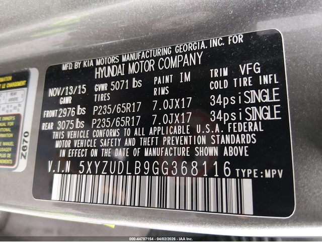 Hyundai SANTA FE 2.4L I-4 DI, DOHC, VVT, 190HP All Wheel Drive - автомобили, коли, обяви за нови и употребявани 8