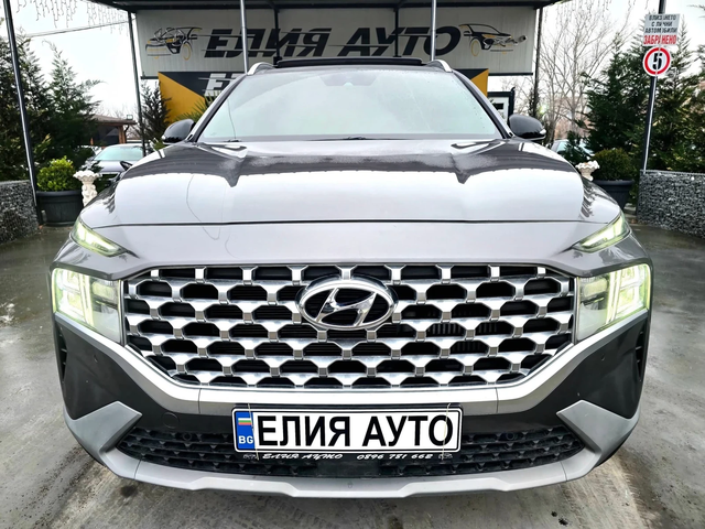 Hyundai Santa fe 2.2D EXCLUSIVE ПАНОРАМА 58ХИЛ КМ ЛИЗИНГ 100% - автомобили, коли, обяви за нови и употребявани 0