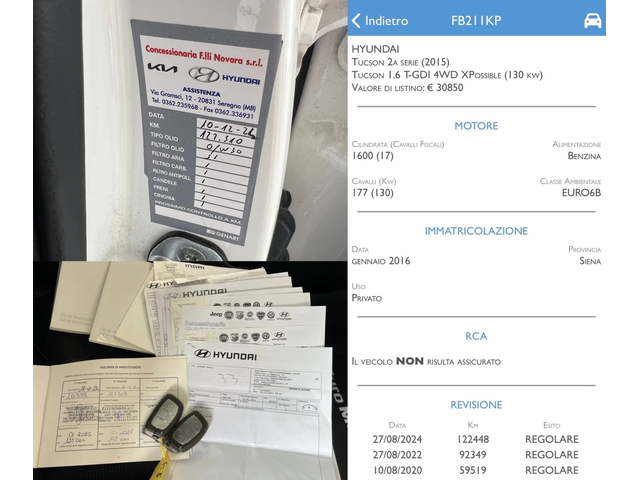 HYUNDAI  Tucson 1.6T-GDI 4x4 XPOSSIBLE - автомобили, коли, обяви за нови и употребявани 15