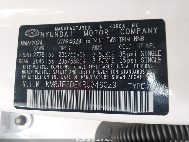 Hyundai Tucson 2.5L I-4 DI, DOHC, VVT, 187HP Front Wheel Drive - автомобили, коли, обяви за нови и употребявани 8