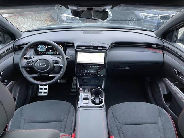Hyundai Tucson N-line/hybrid-230p.s./м. - автомобили, коли, обяви за нови и употребявани 9