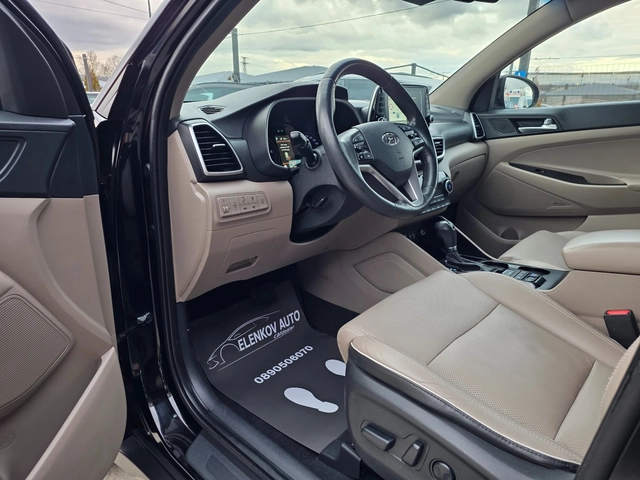 Hyundai Tucson VERTEX 1.6CRDI-EURO 6D-4X4-АВТОМАТИК-ШВЕЙЦАРИЯ - автомобили, коли, обяви за нови и употребявани 12
