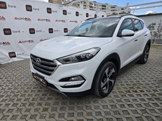 Hyundai Tucson 2.0CRDI-136кс= АВТОМАТ= 4Х4= 156.000км= ПАНОРАМА - автомобили, коли, обяви за нови и употребявани 5