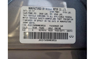 Infiniti Q50 3.0L 6 ALL WHEEL DRIVE - автомобили, коли, обяви за нови и употребявани 11