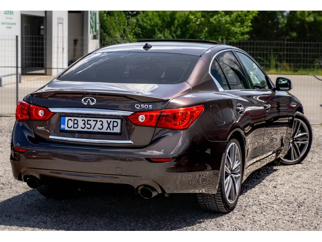 Infiniti Q50 Hybrid-3.5-AWD-РЕГИСТРИРАНА! - автомобили, коли, обяви за нови и употребявани 3