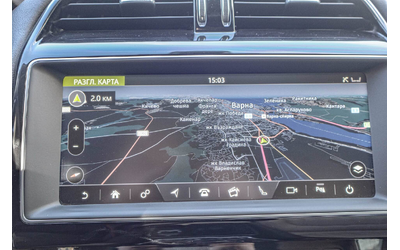 Jaguar F-PACE 3.0d/Virtual/HuD/Камера/Панорама/Меридиан/Lane Assist - автомобили, коли, обяви за нови и употребявани 12