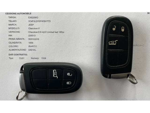 Jeep Cherokee 2.0mjt LIMITED - автомобили, коли, обяви за нови и употребявани 15