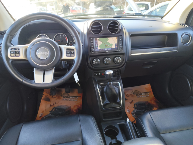 Jeep Compass 2.2CRD* 4X4* LIMITED* КОЖА* EURO5A* - автомобили, коли, обяви за нови и употребявани 6