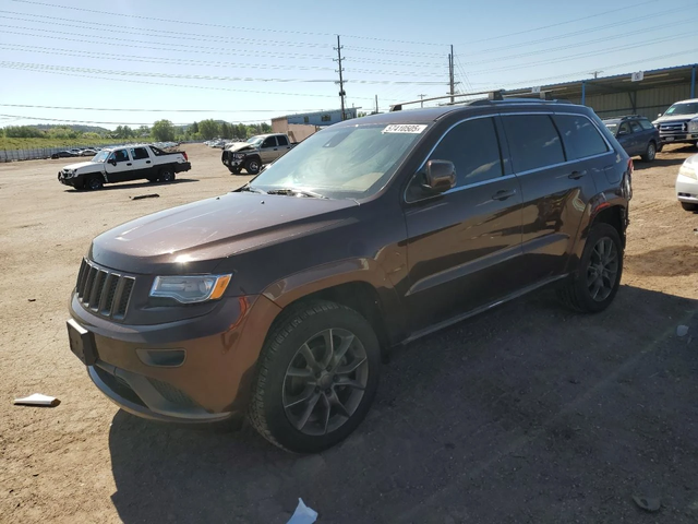 Jeep Grand cherokee SUMMIT Кафява кожа Телевизори - автомобили, коли, обяви за нови и употребявани 1
