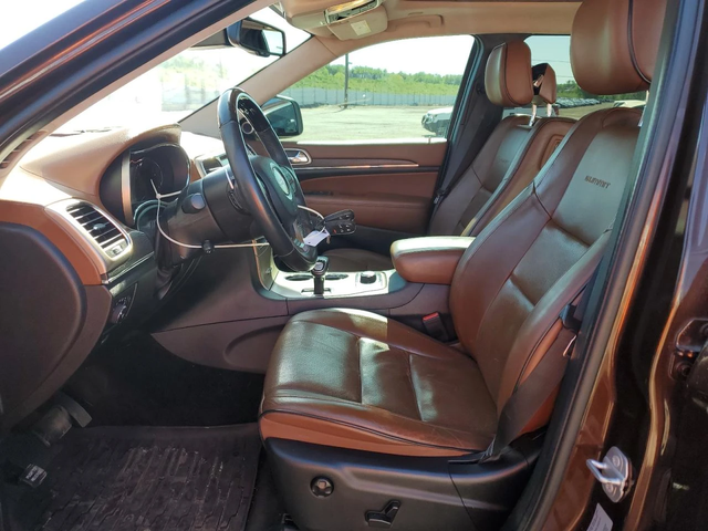 Jeep Grand cherokee SUMMIT Кафява кожа Телевизори - автомобили, коли, обяви за нови и употребявани 6