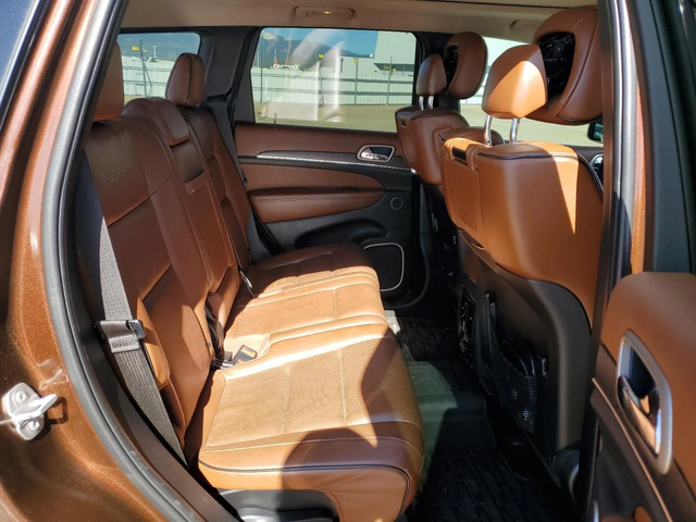 Jeep Grand cherokee SUMMIT Кафява кожа Телевизори - автомобили, коли, обяви за нови и употребявани 9