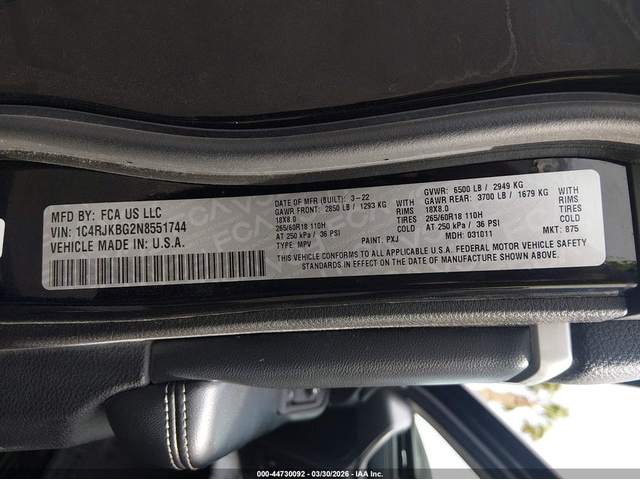 Jeep Grand cherokee 3.6L V-6 DOHC, VVT, 293HP 4X4 Drive - автомобили, коли, обяви за нови и употребявани 8