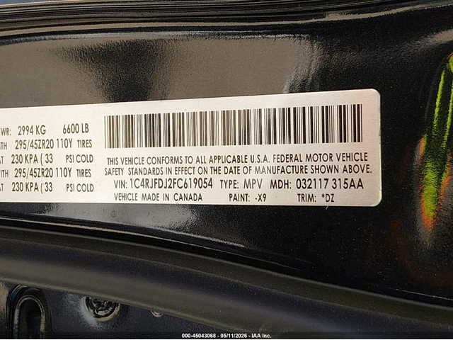 Jeep Grand cherokee 6.4L V-8 , 475HP 4X4 Drive - автомобили, коли, обяви за нови и употребявани 8