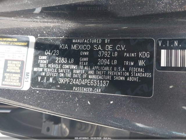 Kia Forte 2.0L I-4 DOHC, VVT, 147HP Front Wheel Drive - автомобили, коли, обяви за нови и употребявани 8