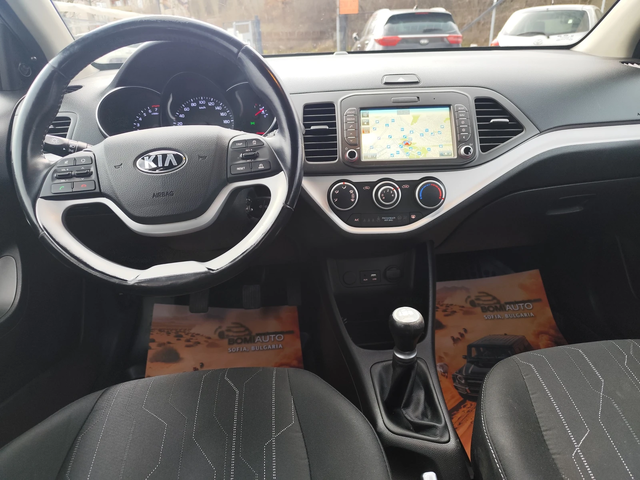Kia Picanto 1.0i* ГАЗ* LED* NAVI* EURO6B* 77000km!* - автомобили, коли, обяви за нови и употребявани 7