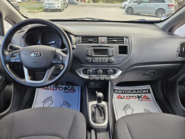 Kia Rio 1.2I-85кс= ФАБРИЧНА ГАЗ= ΕURO 5Β - автомобили, коли, обяви за нови и употребявани 11