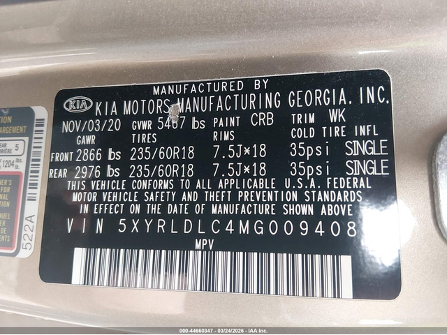 Kia Sorento 2.5L I-4 DI, DOHC, VVT, 191HP All Wheel Drive - автомобили, коли, обяви за нови и употребявани 8