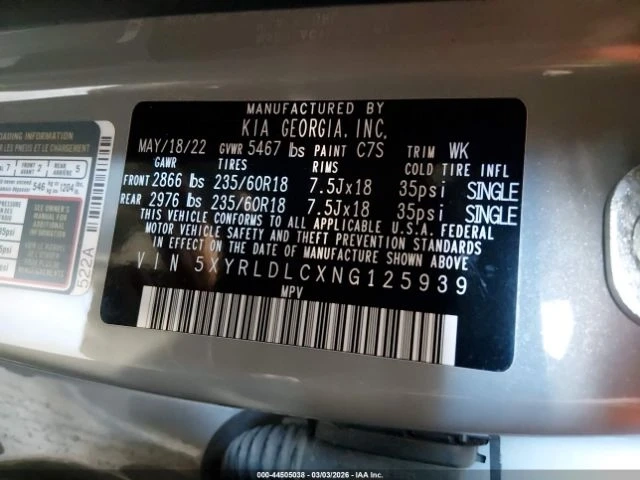 Kia Sorento X-LINE S AWD - автомобили, коли, обяви за нови и употребявани 13