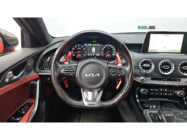 Kia Stinger 3.3 GT* AWD* TURBO* AWD* ОБДУХВАНЕ* ХЕДЪП* 360* - автомобили, коли, обяви за нови и употребявани 12