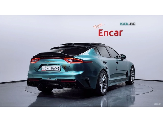 Kia Stinger 3.3 TURBO MASTERS* ОБДУХ* AWD* 360* HUD* - автомобили, коли, обяви за нови и употребявани 1