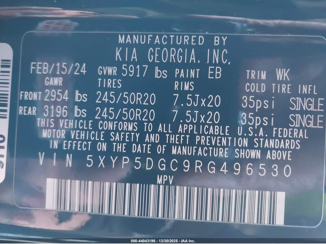 Kia Telluride 3.8L V-6 DI, DOHC, VVT, 291HP All Wheel Drive - автомобили, коли, обяви за нови и употребявани 8