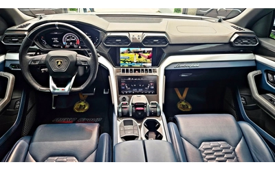 Lamborghini Urus NOVITEC/CARBONCERAMICA/TVx3/3DCAM/МАСАЖ/DISTR/LIZI - автомобили, коли, обяви за нови и употребявани 7