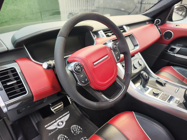 Land Rover Range Rover Sport SVR* MERIDIAN* CARBON* CAMERA* ALCANTAR* LIZING - автомобили, коли, обяви за нови и употребявани 5