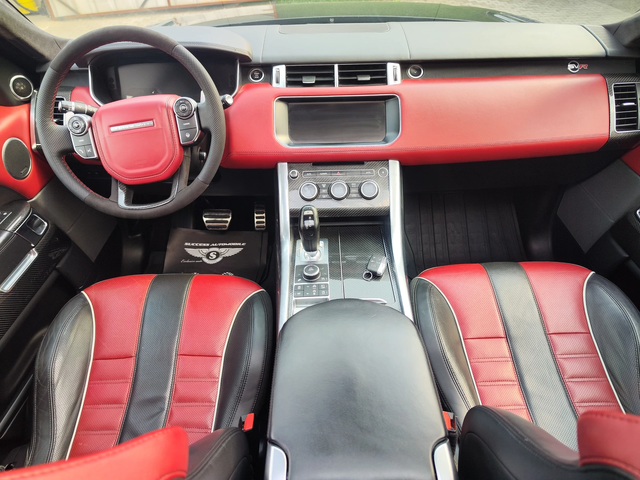 Land Rover Range Rover Sport SVR* MERIDIAN* CARBON* CAMERA* ALCANTAR* LIZING - автомобили, коли, обяви за нови и употребявани 9