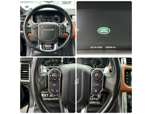 Land Rover Range Rover Sport 3.0D 306HP PANO CAMERA BLIND SPOT - автомобили, коли, обяви за нови и употребявани 12