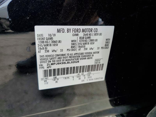 Lincoln NAUTILUS 2.0L 4 ALL WHEEL DRIVE - автомобили, коли, обяви за нови и употребявани 12