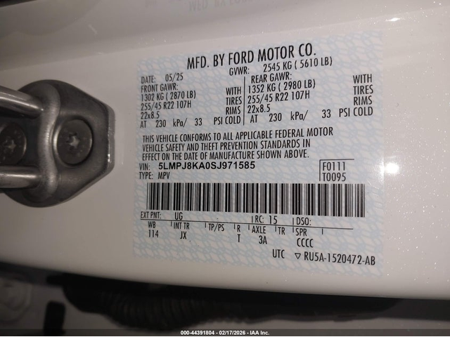 Lincoln NAUTILUS 2.0L I-4 DI, DOHC, VVT, TURBO, 250HP All Wheel Drive - автомобили, коли, обяви за нови и употребявани 8